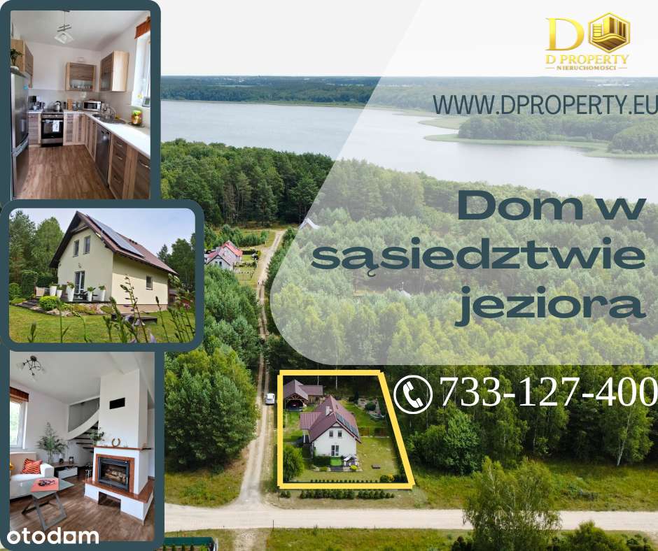 Dom nad jeziorem, całoroczny, nasadzenia, fotowotaika, media, wiata-0