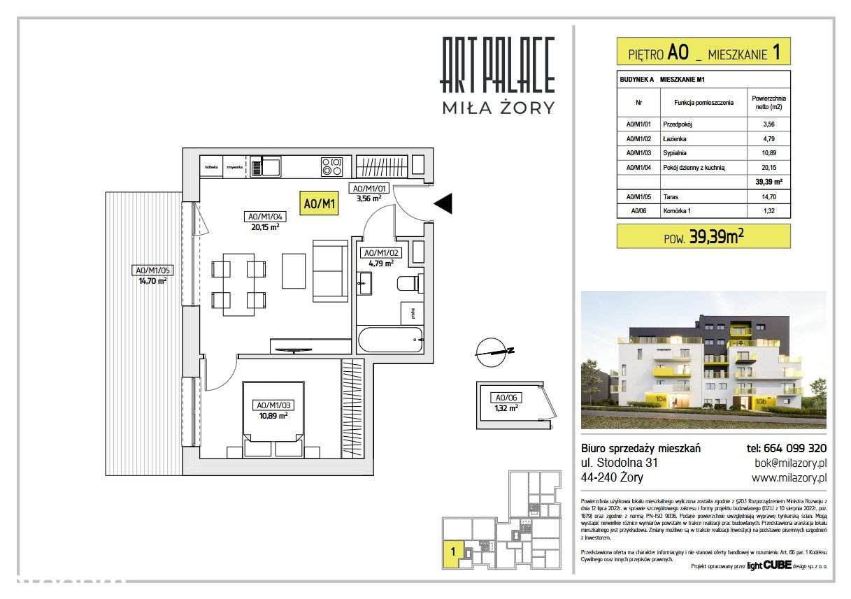 MIŁA Żory - nowe, umeblowane mieszkanie z TARASEM blisko Centrum - Pełny obrazek: 4/9