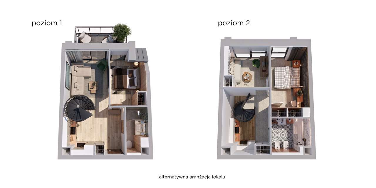 Apartament z antresolą | 100 m od plaży | Morzlive 4 pokoje - Pełny obrazek: 5/9
