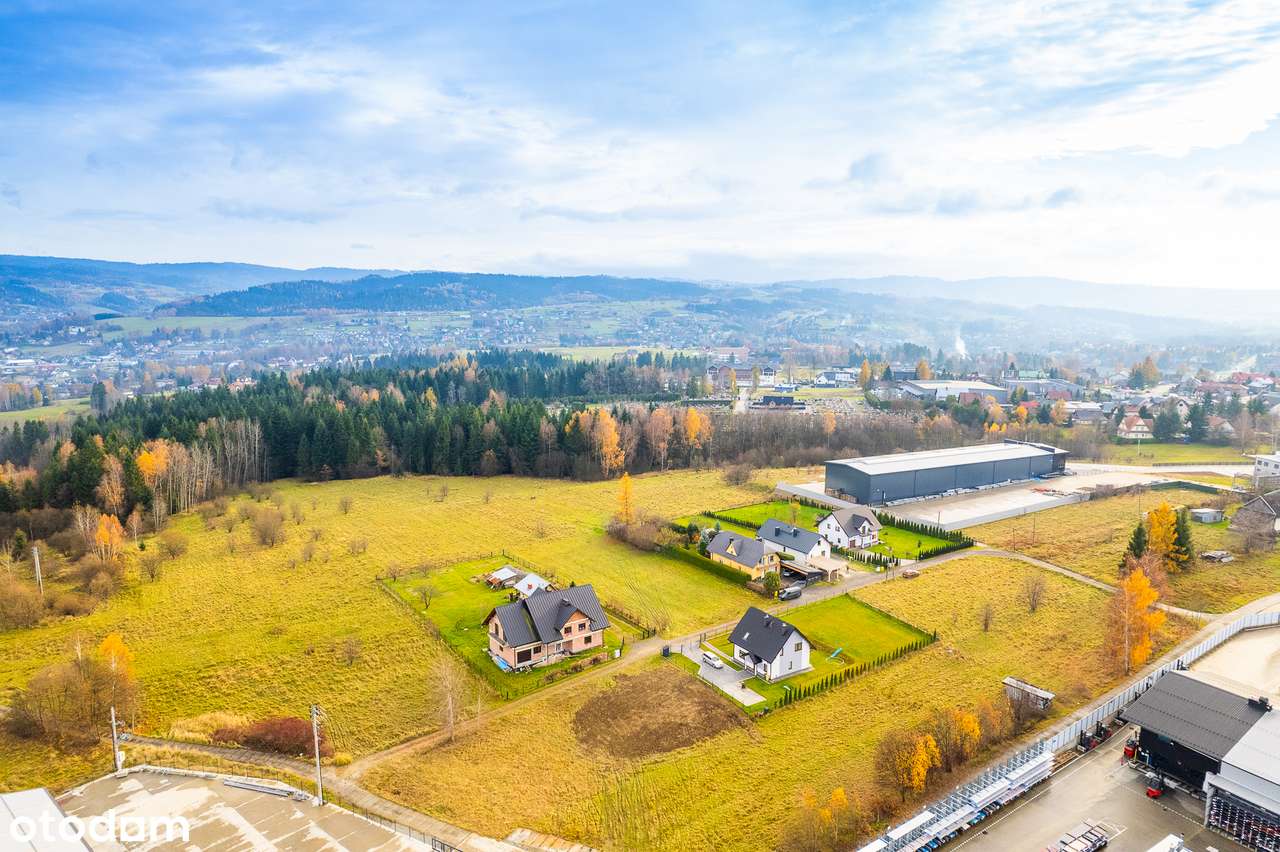 Działka z pozwoleniem w Rabce-Zdrój – media na miejscu, dwa wjazdy-12