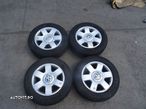 Vand Jante Aliaj cu Cauciucuri M+S Volkswagen Caddy 195/65 R15 din 2009 cod: 2K0601025 - 2