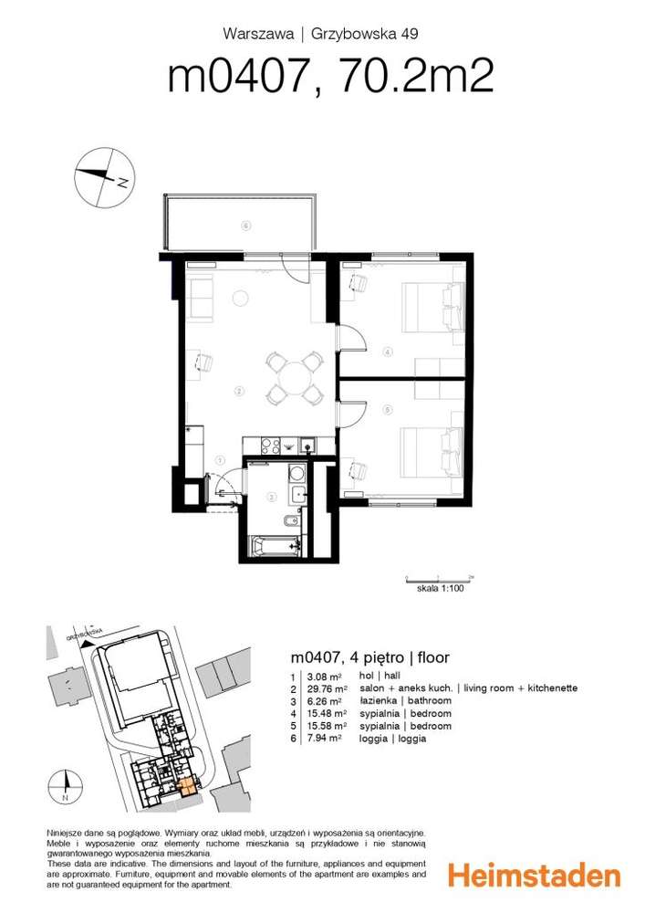 Funkcjonalny apartament | Unique Tower - Pełny obrazek: 2/20