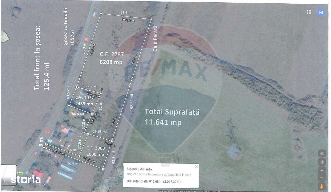 Teren de vânzare la ieșirea din Răscruci la șoseaua principală - Imagine principală: 2/5