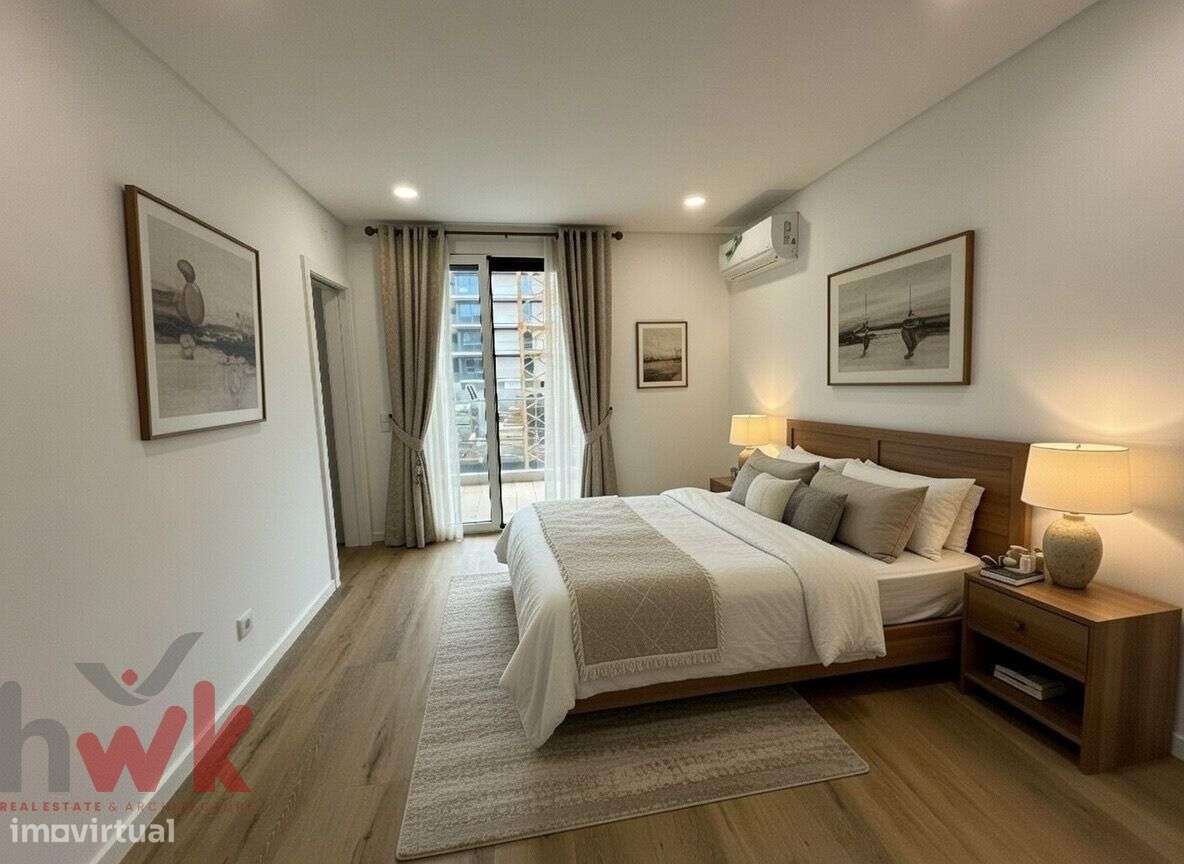 T2 Novo (2025) com 2 Suítes, Terraço e Garagem Box-6