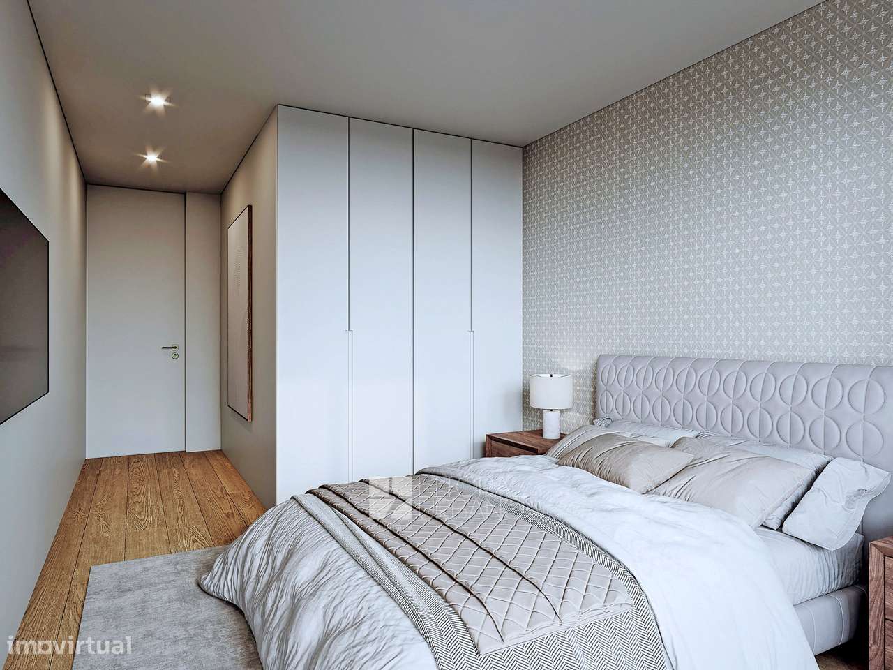 Apartamento T1 com garagem e varanda em Guifões, Matosinhos.-17