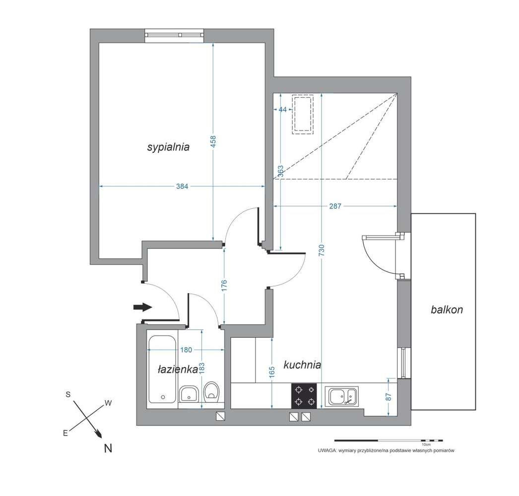 Mieszkanie na poddaszu z balkonem + m. postojowym!-11