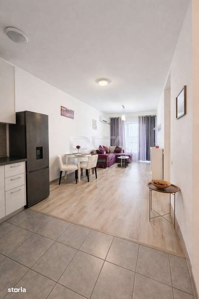 2 camere Mihai Bravu, parcare, et. 2, an 2018, metrou, 48 mp