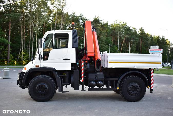 Mercedes-Benz UNIMOG U 400 4x4 Palfinger PK 16502 HDS Żuraw Wywrotka Crane Kran Kiper - 6