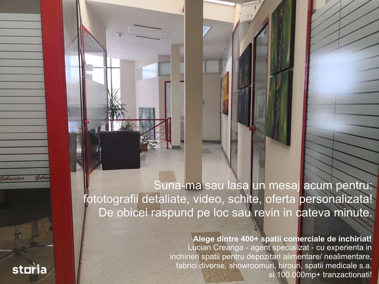 Birouri/ spatii medicale, sport de la 15mp la 150mp, zona Mall Moldova - Imagine principală: 1/14