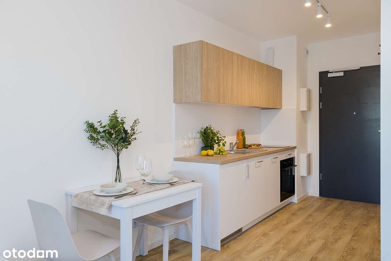 Studio 24 m² z balkonem, jasne, komfortowe, nowoczesne, zwierzolubne - Pełny obrazek: 4/9