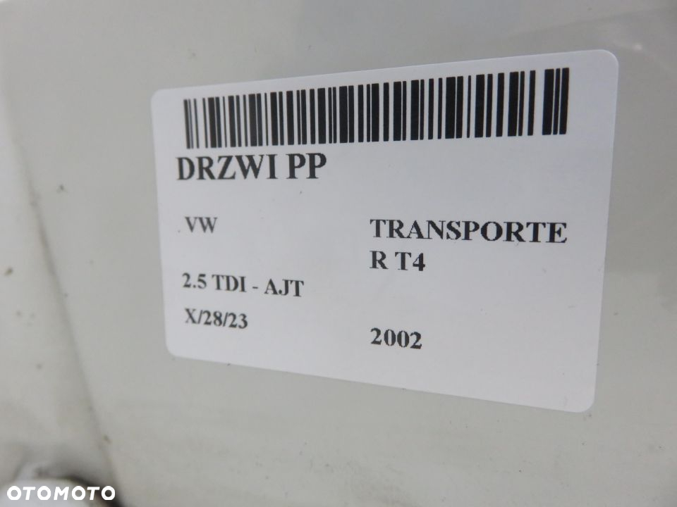 DRZWI PRAWE PRZEDNIE VW TRANSPORTER T4 - 9