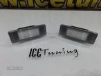 Suporte De Lâmpada De Matricula Com Led Branco Peugeot 106, 1007, 207, 308, 406, 407, 508, 607, 806, 4008, 5008, RCZ, Expert308 CC, 2008, 3008, Citroen Berlingo, C2, C3, C3 Pluriel, C4, C5, C6, C8 - 1