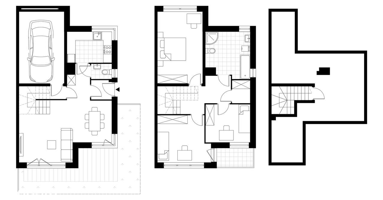 4-pokojowy dom 143m2 + ogródek Bezpośrednio - Pełny obrazek: 3/8