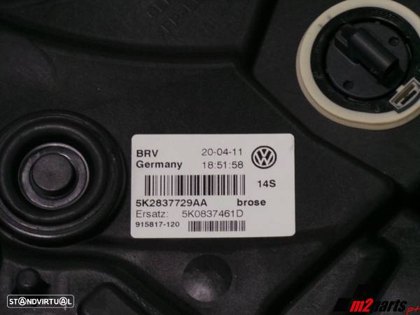 Elevador Esquerdo/Frente Seminovo/ Original VW GOLF VI (5K1) - 2