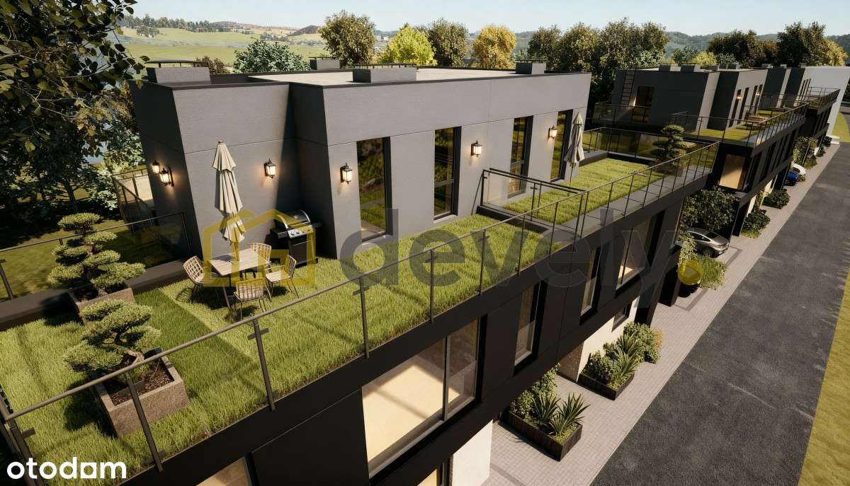 Wola Justowska, dwupoziomowe, 2 tarasy, premium - Pełny obrazek: 1/10