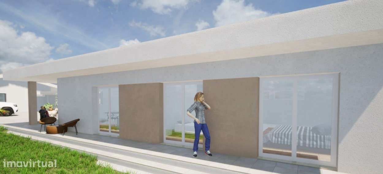 Moradia T2+1 em Mafra: Design Moderno e Lote de 400 m² - Grande imagem: 3/14