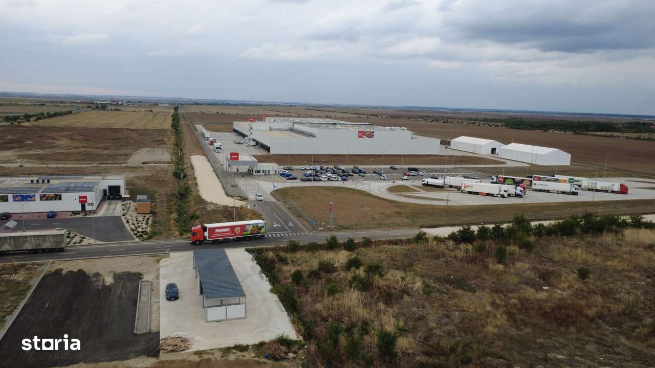 Teren 6147 m.p. Mihailesti Penny - dubla deschidere - Imagine principală: 4/14