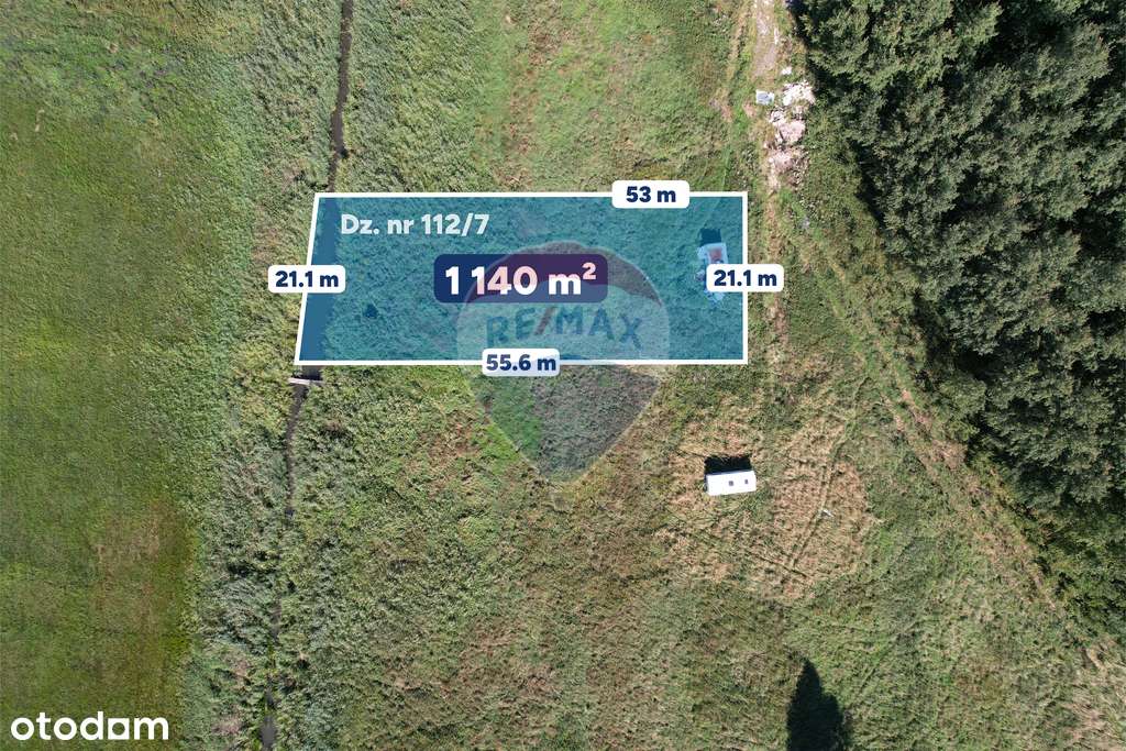 Działka budowlana 1140 m2 w Nowych Bielicach! - Pełny obrazek: 4/10