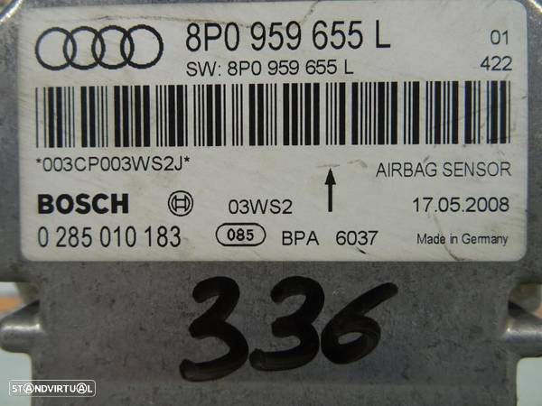 Centralina De Airbags Audi A3 Sportback (8Pa)  8P0959655l / 0285010183 - 2