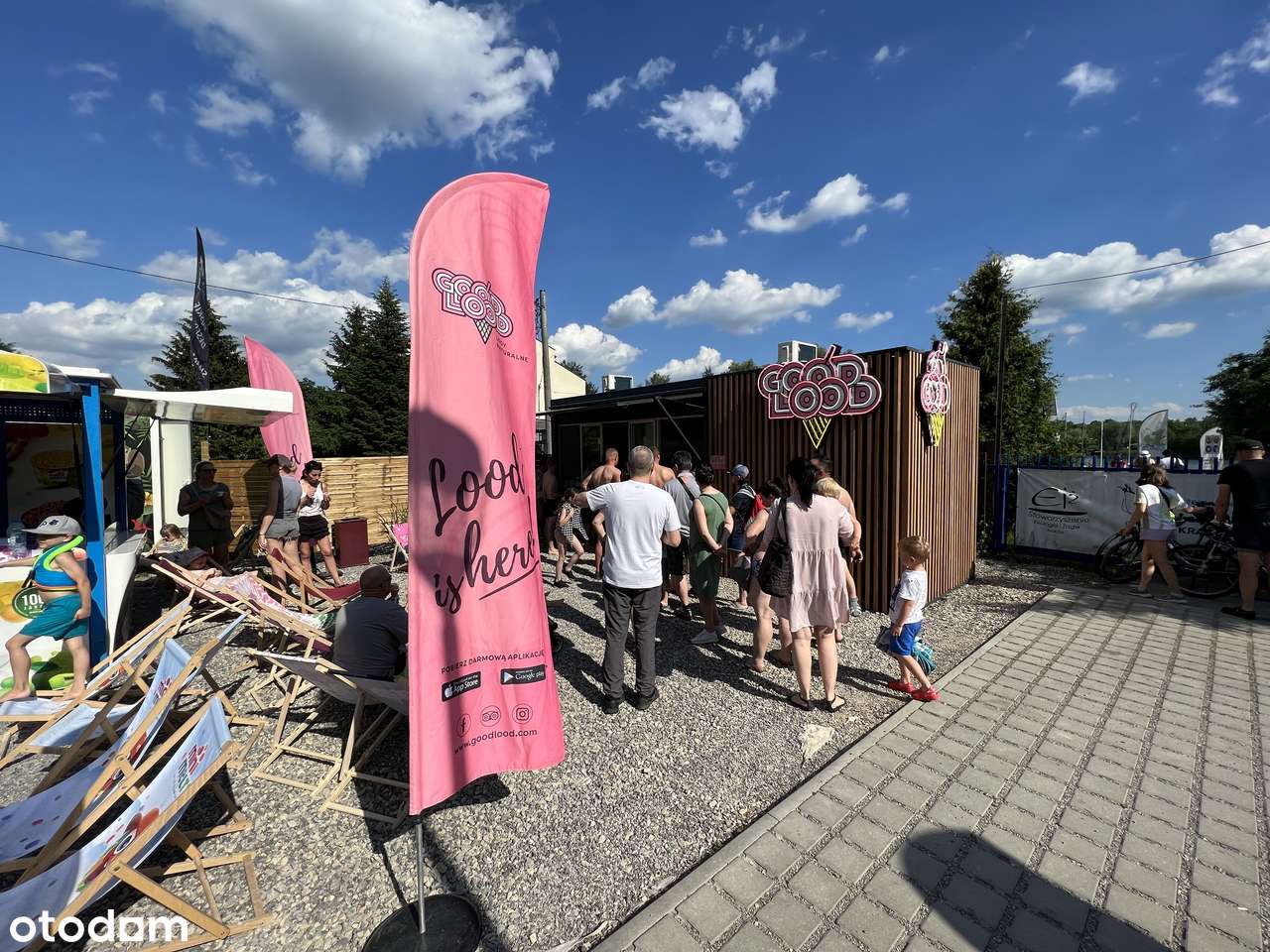 Miejsce na food truck przy plaży i zalewie Bagry w Krakowie: Kozi Róg - Pełny obrazek: 4/20