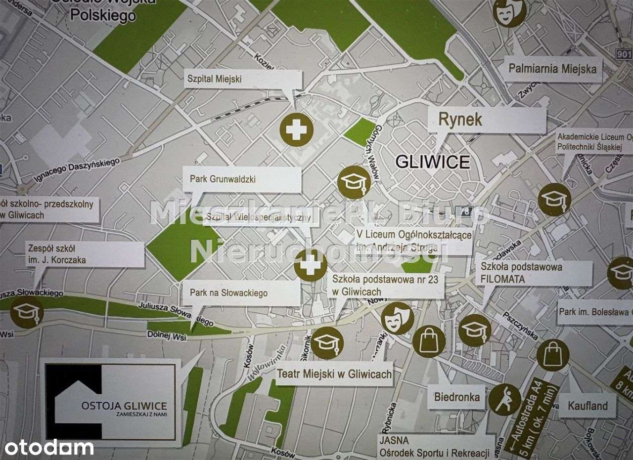 Atrakcyjne Duże mieszkanie w Gliwicach-6