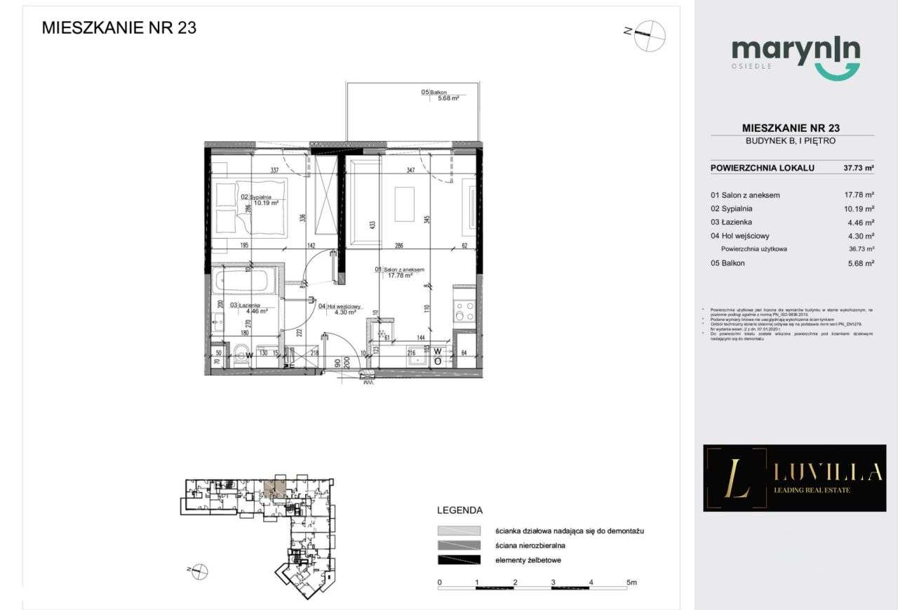 Na sprzedaż Nowe Gotowe Mieszkanie Stan Deweloperski bez Podatku PCC-8