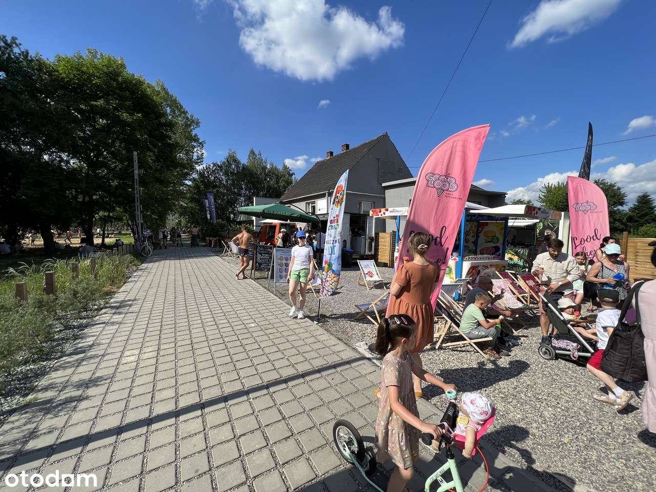 Miejsce na food truck przy plaży i zalewie Bagry w Krakowie: Kozi Róg - Pełny obrazek: 5/20