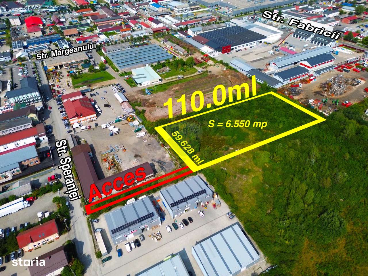 OPORTUNITATE Teren INDUSTRIAL DE VANZARE ideal pentru Hala - Imagine principală: 3/4