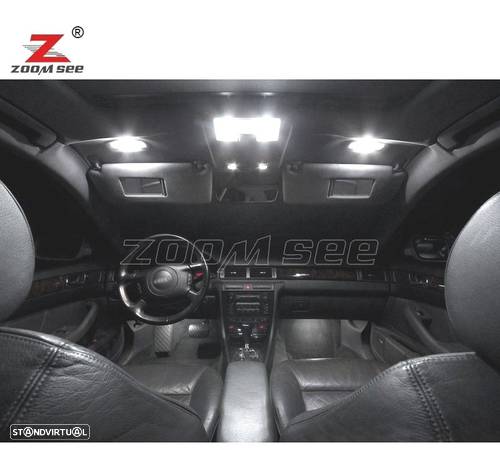 KIT COMPLETO DE 26 LÂMPADAS LED INTERIOR PARA AUDI A6 S6 C5 AVANT WAGON 1998-2004 - 3