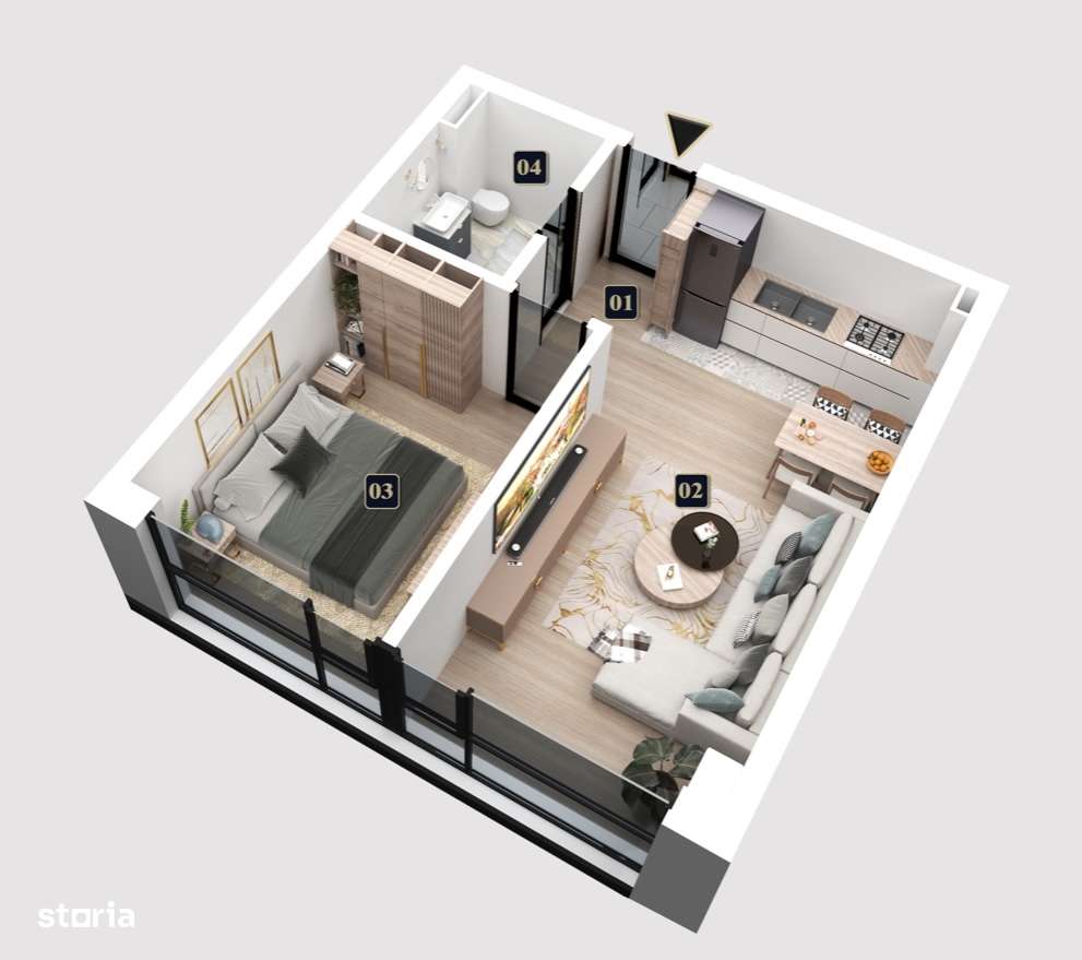 Investiție sigură: studio în complex premium – West Avenue Residence-10