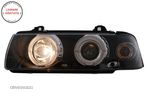 Faruri Angel Eyes BMW Seria 3 E36 Coupe Cabrio (1990-1999) Negre- livrare gratuita - 5