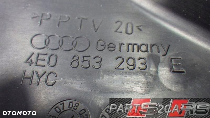 OSŁONA SZYBY RYNNA KLAPY L AUDI A8 D3 4E0853293E - 8