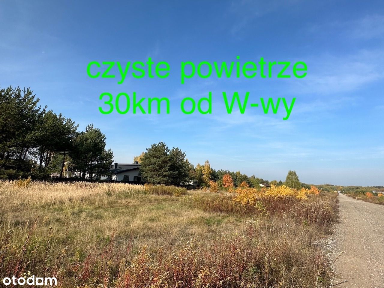 budowlana 30km od W-wy piękne otoczenie