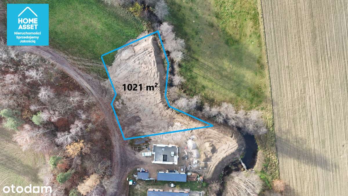 Zaciszna działka budowlana Kaszuby • 1021 m²-7