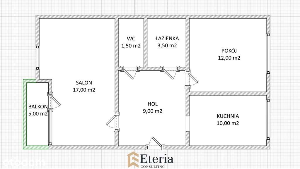 2 pokoje | Metro 5' | Dwustronne | Widok na zieleń-10