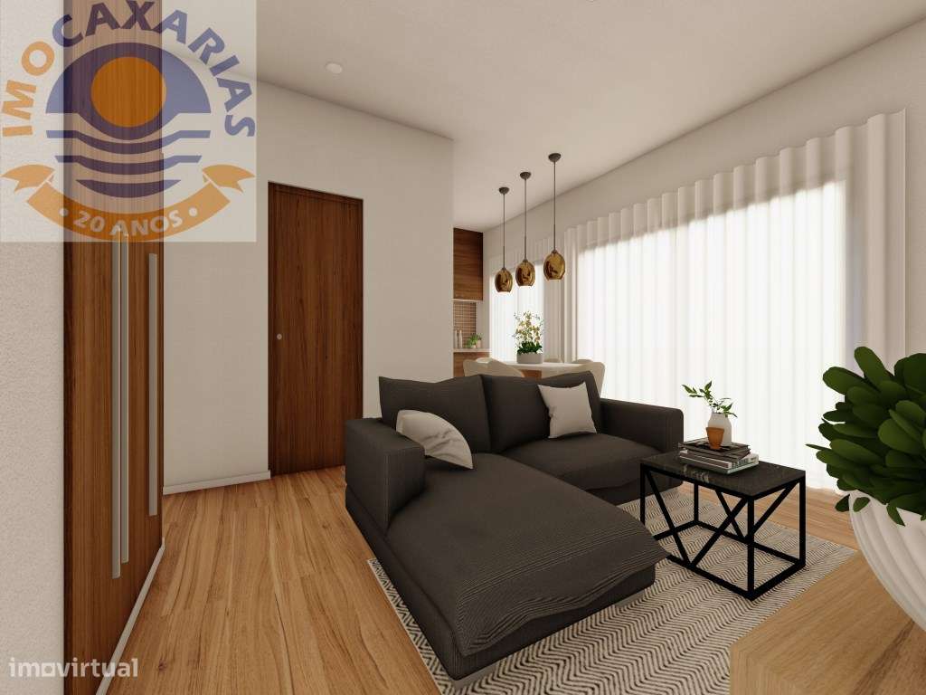 Apartamento T2 NOVO com Terraço e Garagem em Caxarias-12