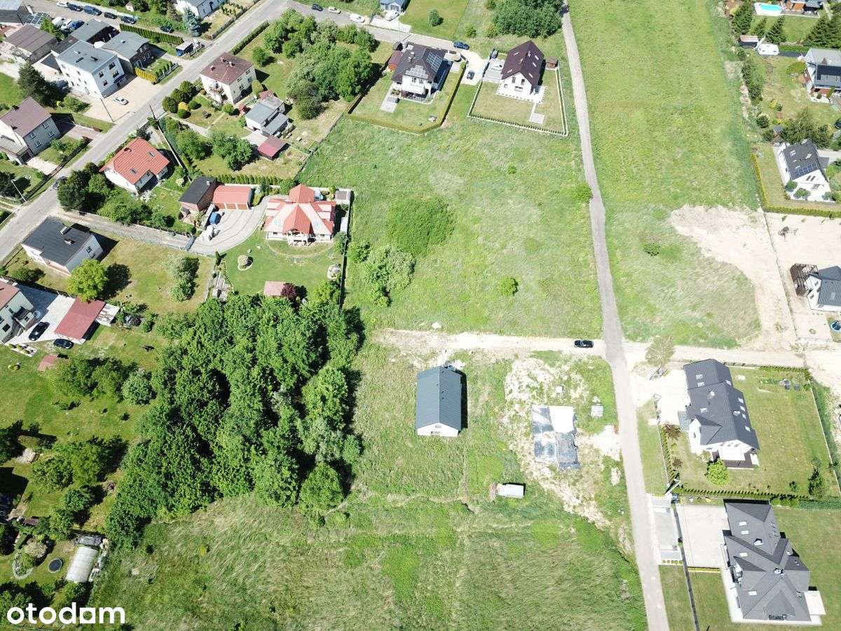 Działka budowlana z mediami 1000 m² Krasowy-5