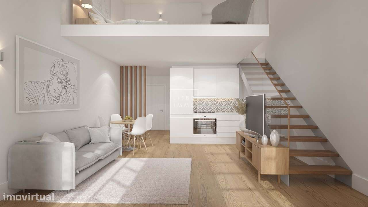 Townhouse, 74,45m2, terraço 35,58m2, completamente reformado, centro h-21