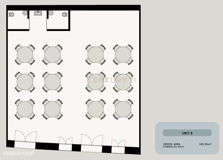 Espaço Comercial de 145,3m2 no Empreendimento Cais da Pescaria - Grande imagem: 3/3