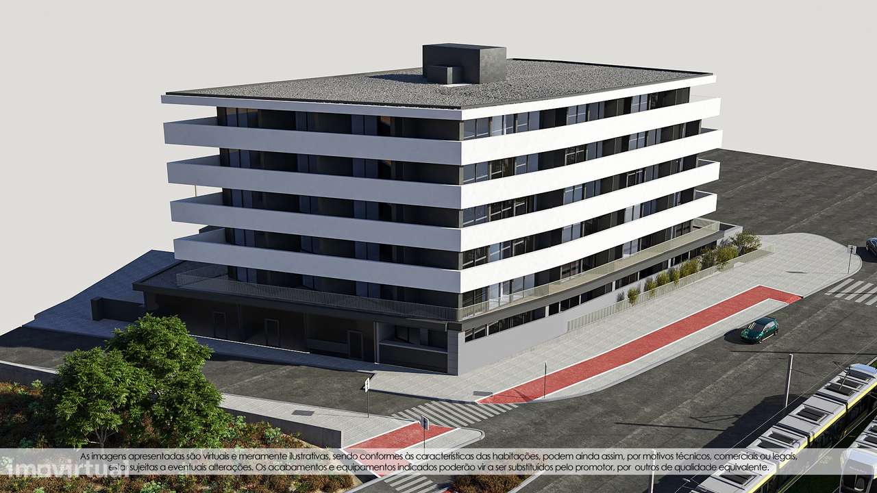 Apartamento T1 Novo em Santa Marinha (VL8)/Linha Rubi-32