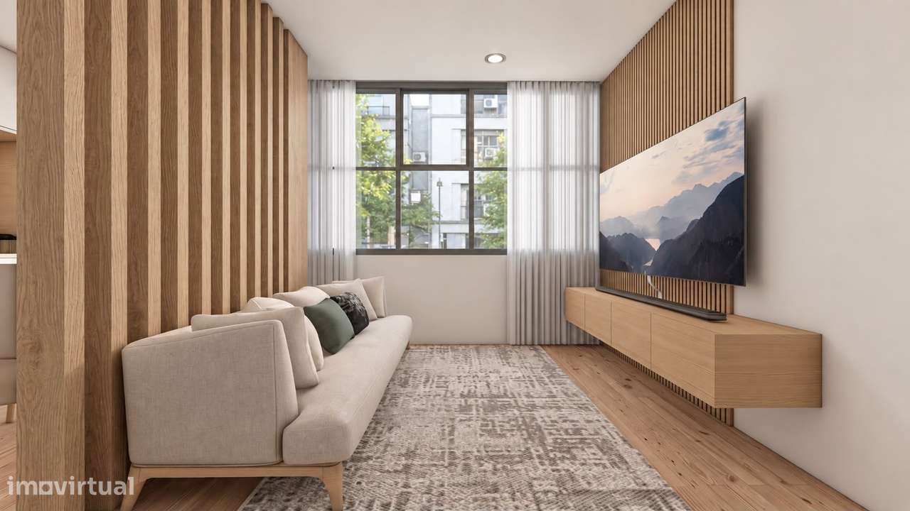 Apartamento T1+1 | Garagem | Elevador | Remodelado | São Cosme-4