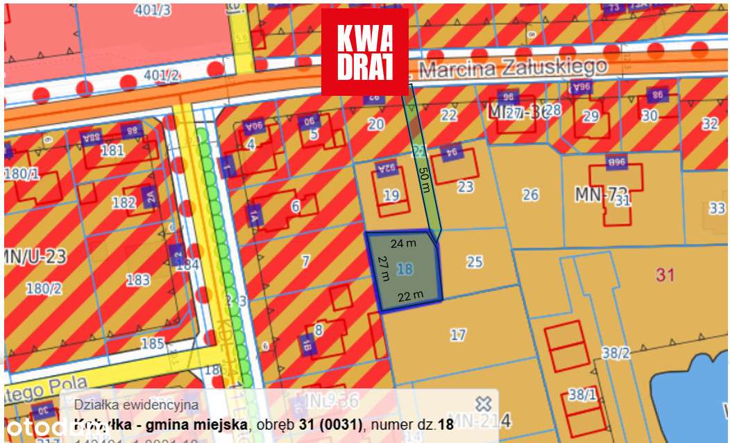 560 m2 budowlana w centrum, blisko Pkp, szkoła-0
