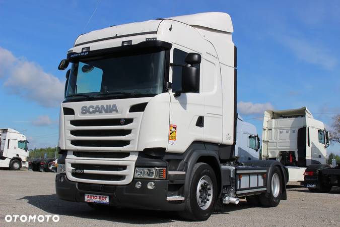 Scania R450 / HYDRAULIKA /LODÓWKA/ 4-PODUSZKI / BEZ EGR /NAVIGACJA /RETARDER /**SERWIS**/ IDEALNY STAN / - 3