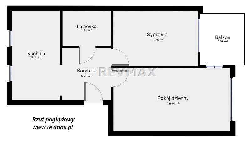 Mieszkanie 46,29m2, II p. ul. Kajki Ełk-8