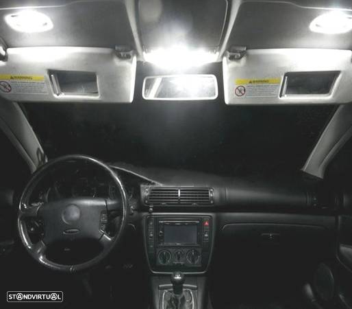 KIT COMPLETO DE 17 LAMPADAS LED INTERIOR PARA VOLKSWAGEN VW PASSAT B5 SEDAN 97-05 - 4