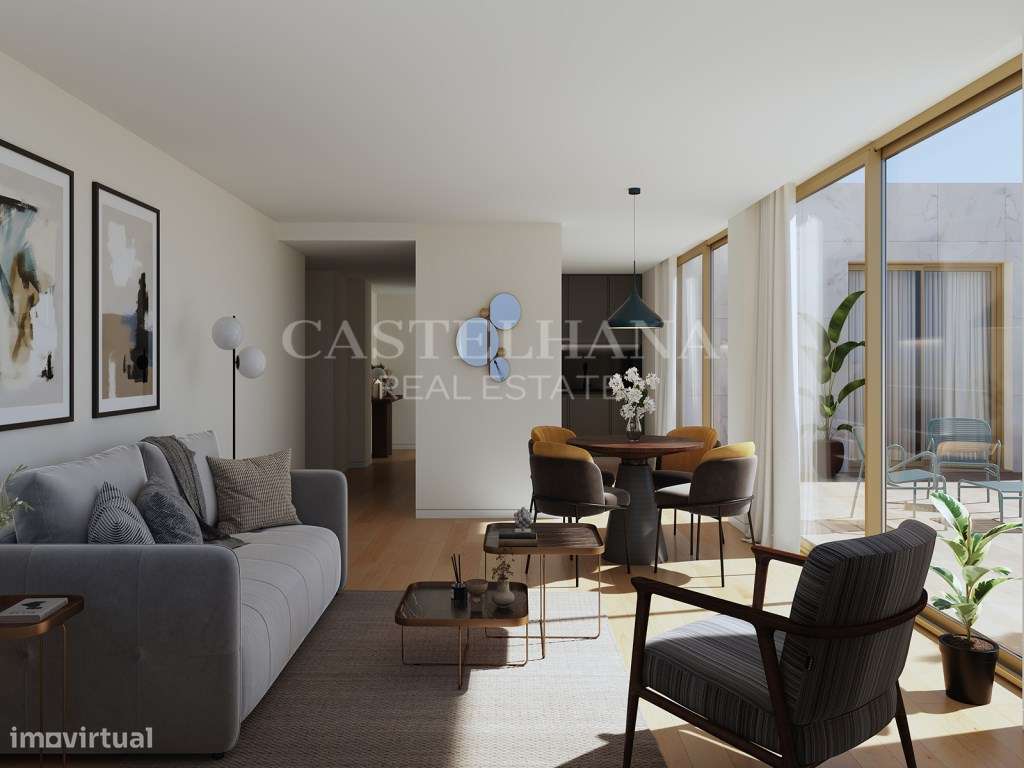 Apartamento T2 com área exterior e lugar de garagem, junto à praia ... - Grande imagem: 2/14