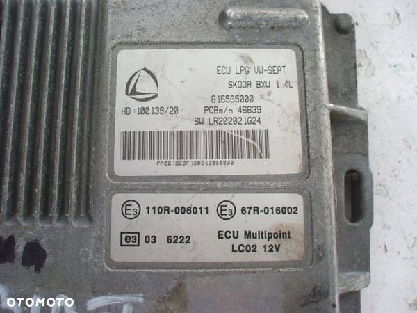 FABIA II BXW STEROWNIK KOMPUTER WTRYSKU ECU LPG - 3