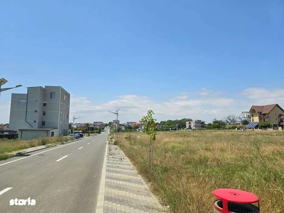 Teren Techirghiol 800mp cu vedere frontala la lac-2