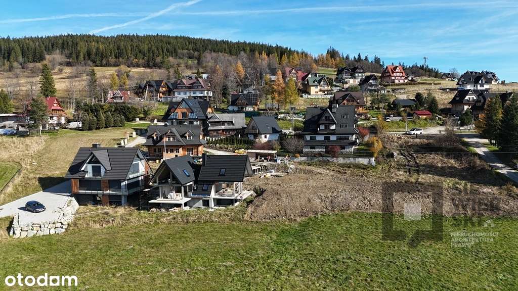 Działka z poz.na budowę, widok na panoramę Tatr-8