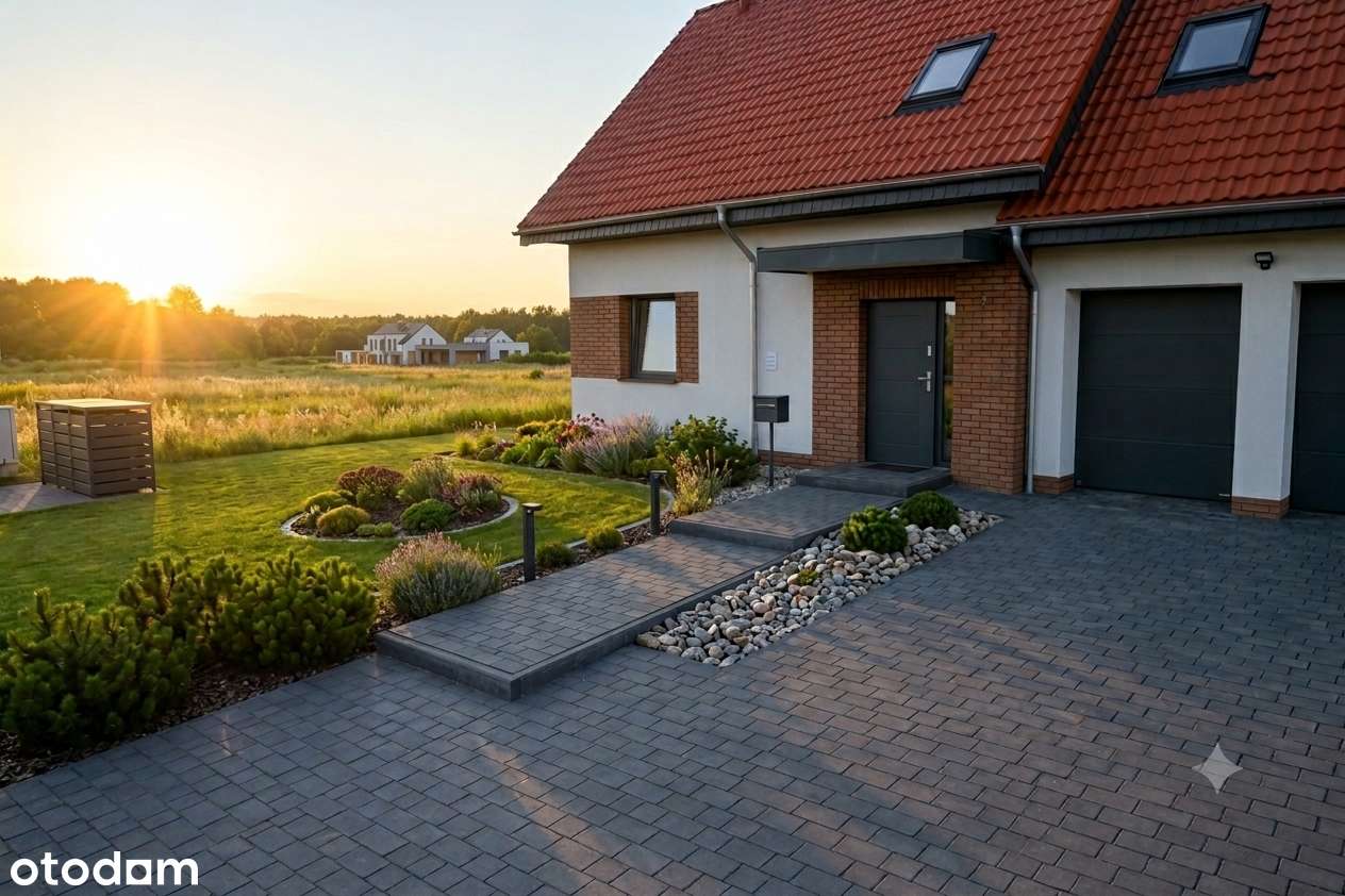 Dom z garażem | Stan deweloperski | Wójtowo, ul. Słoneczna 9